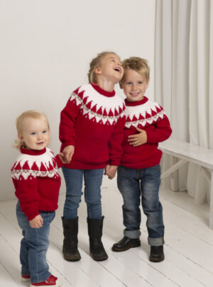 Genser - Viking Design 1926-6 Kit - 2-12 År - Viking Alpaca Storm, fra Viking