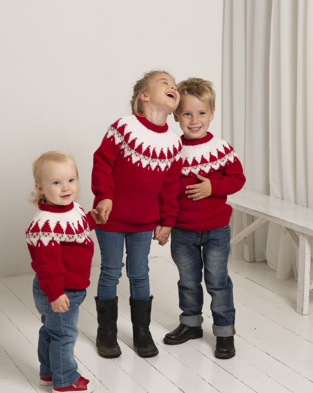 Genser - Viking Design 1926-6 Kit - 2-12 År - Viking Alpaca Storm, fra Viking Genser - Viking Design 1926-6 Kit - 2-12 År - Viking Alpaca Storm, fra Viking