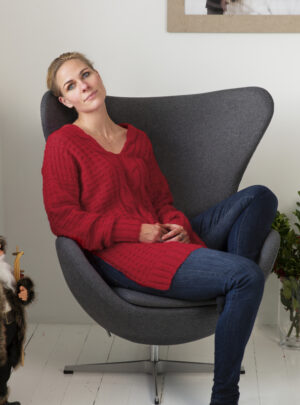 "Halm" Genser - Viking Design 1926-8 Kit - XS-XL - Viking Alpaca Bris, fra Viking