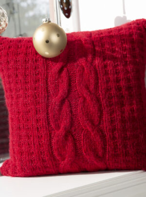 "Halm" Pude 45cm x 45cm - Viking Design 1926-9 Kit - Viking Alpaca Bris, fra Viking