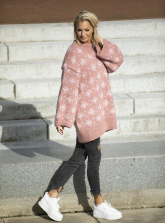 "Hazel" Genser - Viking Design 2226-3B Kit - XS-XL - Viking Alpaca Bris, fra Viking