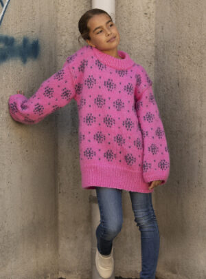 "Hazel" Genser - Viking Design 2228-3 Kit - 2-12 år - Viking Alpaca Bris, fra Viking