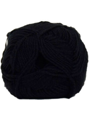 Hjertegarn All Seasons Garn - Merino & Bomuldsgarn - fv 500 Sort