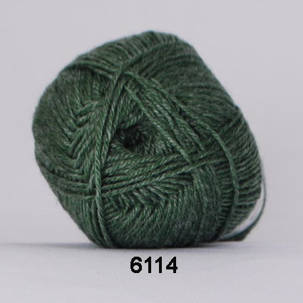 Hjertegarn Bamboo Wool - Uldgarn med bambus garn - Fv 6114 Grøn Hjertegarn Bamboo Wool - Uldgarn med bambus garn - Fv 6114 Grøn