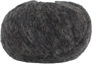 Hjertegarn Børstet Uld - Alpaca Uld Garn - fv 403 Koks Grå