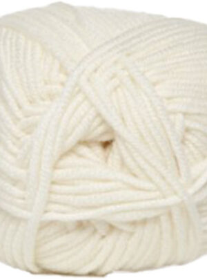 Hjertegarn Extrafine Merino 150 Garn - fv 100 Råhvid