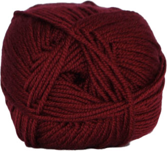 Hjertegarn Extrafine Merino 150 Garn - fv 5663 Mørk Rød
