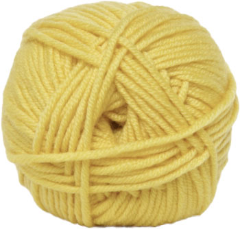 Hjertegarn Extrafine Merino 150 Garn - fv 7441 Lys gul