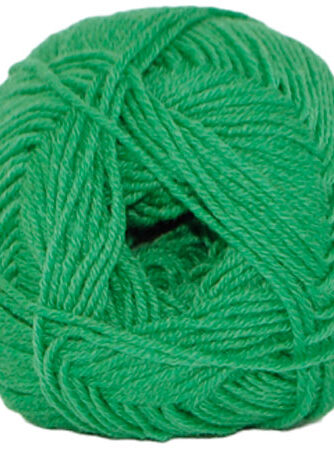 Hjertegarn Lana Cotton 212 - Bomuldsgarn - Merino Garn - 0145 Mørk Lime