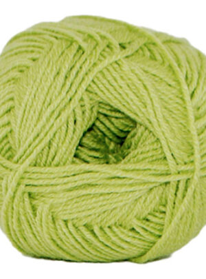 Hjertegarn Lana Cotton 212 - Bomuldsgarn - Merino Garn - 1435 Lime Grøn