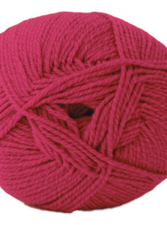 Hjertegarn Lana Cotton 212 - Bomuldsgarn - Merino Garn - 1955 Mørk Pink