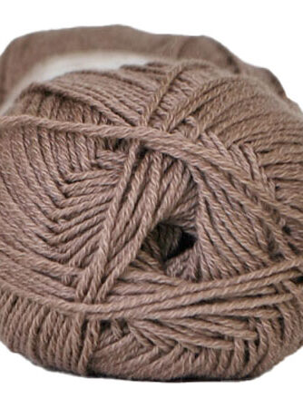 Hjertegarn Lana Cotton 212 - Bomuldsgarn - Merino Garn - 2133 Brun