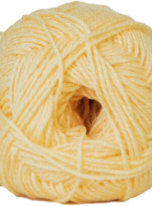 Hjertegarn Lana Cotton 212 - Bomuldsgarn - Merino Garn - 3050 Lys Gul