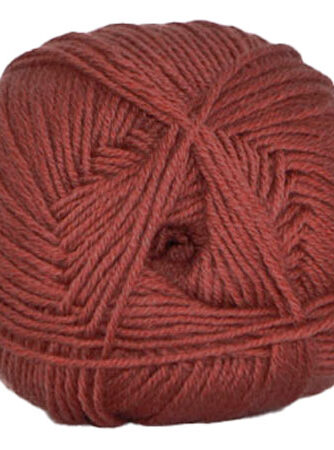 Hjertegarn Lana Cotton 212 - Bomuldsgarn - Merino Garn - fv 1426 Terracotta