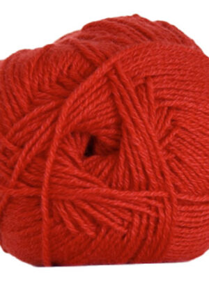 Hjertegarn Lana Cotton 212 - Bomuldsgarn - Merino Garn - fv 2060 Rød