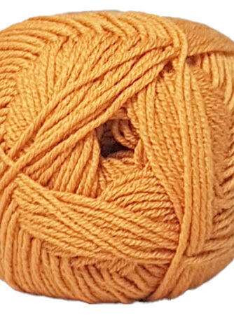 Hjertegarn Lana Cotton 212 - Bomuldsgarn - Merino Garn - fv 3810 Karrygul