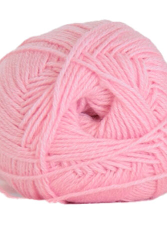 Hjertegarn Lana Cotton 212 - Bomuldsgarn - Merino Garn- fv 4951 Lyse Rød