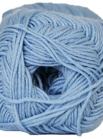 Hjertegarn Lana Cotton 212 - Bomuldsgarn - Merino Garn - fv 6007 Lyse Blå