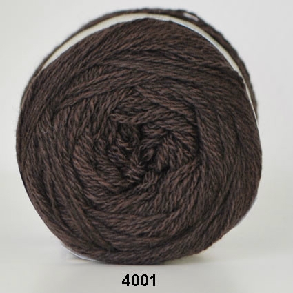 Hjertegarn Organic 350 - fv 4001 Brun Hjertegarn Organic 350 - fv 4001 Brun