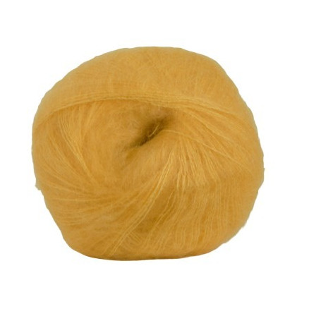 Hjertegarn Silk Kid Mohair Garn 1022 Gul Hjertegarn Silk Kid Mohair Garn 1022 Gul