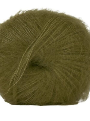 Hjertegarn Silk Kid Mohair Garn 1086 Mørk Grøn