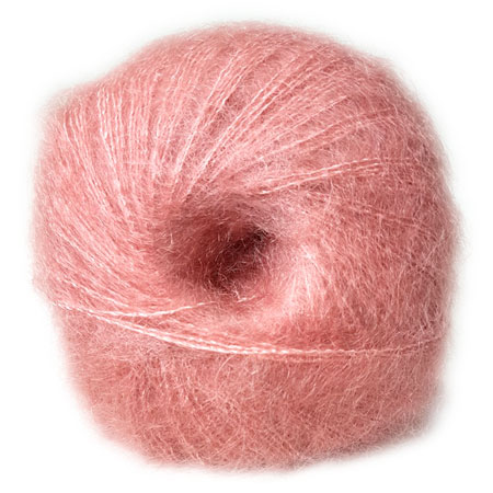 Hjertegarn Silk Kid Mohair Garn - fv 1055 Gammel Rosa Hjertegarn Silk Kid Mohair Garn - fv 1055 Gammel Rosa