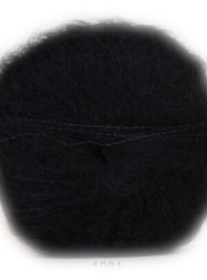 Hjertegarn Silk Kid Mohair Garn - fv 1081 Sort