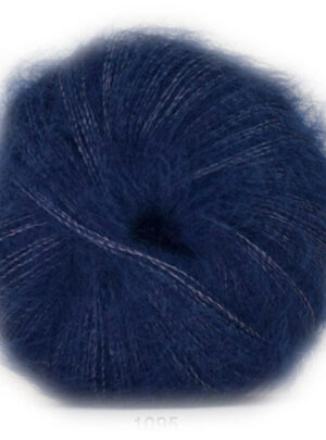 Hjertegarn Silk Kid Mohair Garn - fv 1095 Mørk Blå