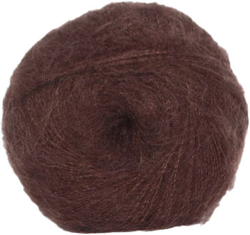 Hjertegarn Silk Kid Mohair Garn - fv 1116 Brun