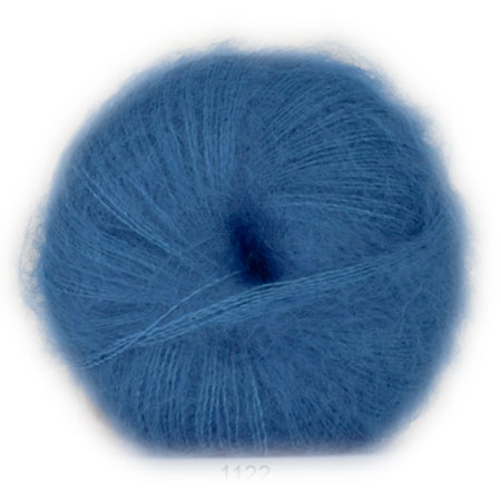 Hjertegarn Silk Kid Mohair Garn - fv 1122 Cobolt Blå Hjertegarn Silk Kid Mohair Garn - fv 1122 Cobolt Blå