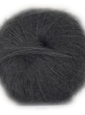 Hjertegarn Silk Kid Mohair Garn - fv 1175 Grå