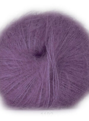 Hjertegarn Silk Kid Mohair Garn - fv 1192 Lilla