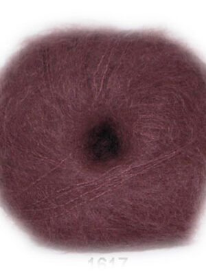 Hjertegarn Silk Kid Mohair Garn - fv 1617 Blommefarvet