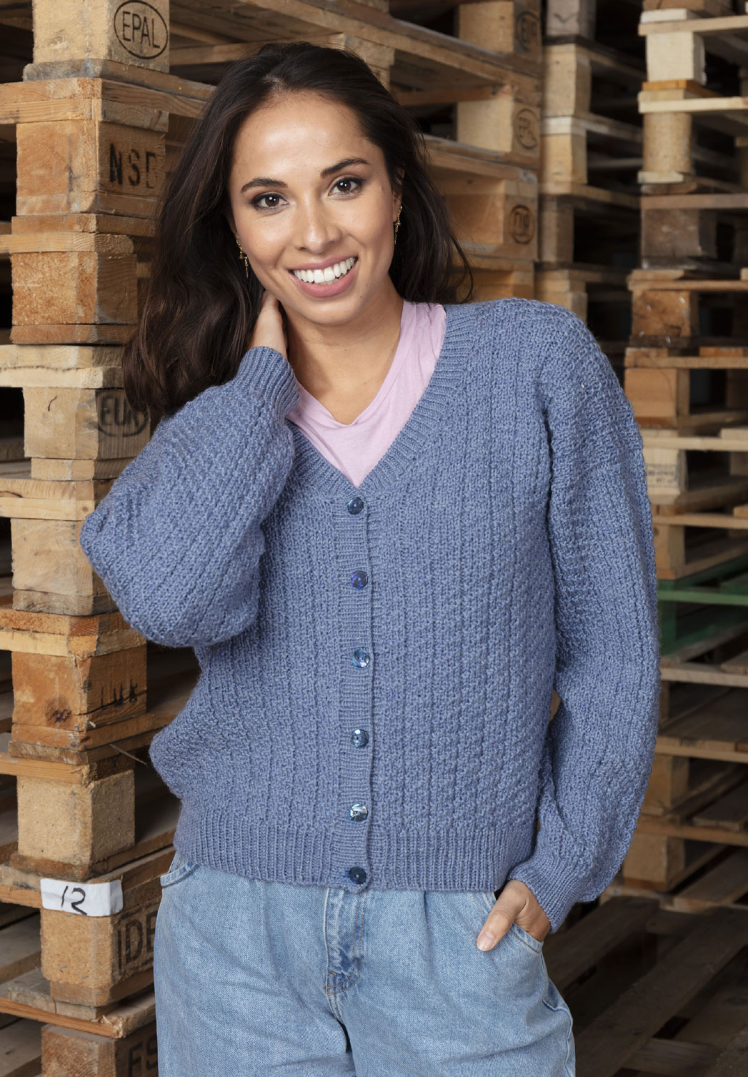 Hjertegarn strikkeopskrift 2535 Hanne med Vital super wash uldgarn Hjertegarn strikkeopskrift 2535 Hanne med Vital super wash uldgarn