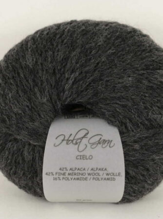 Holst Garn Cielo - 04 Coal, 42% Baby Alpaca/42% Superfine Merino/16% Polyamid, fra Holst Garn