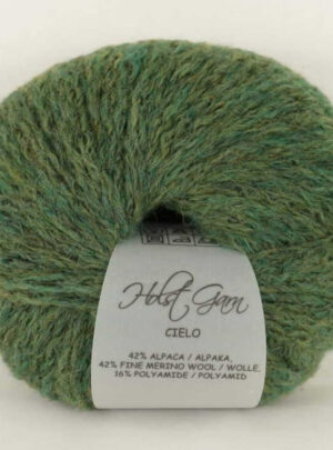 Holst Garn Cielo - 14 Camouflage, 42% Baby Alpaca/42% Superfine Merino/16% Polyamid, fra Holst Garn