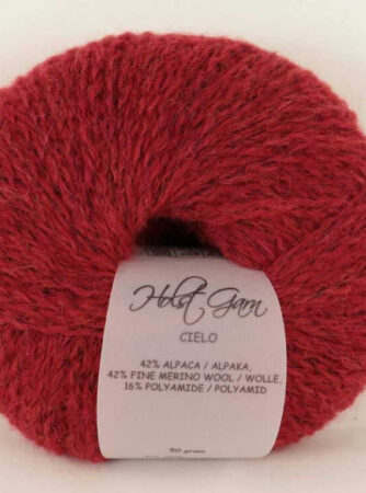 Holst Garn Cielo - 24 Chili, 42% Baby Alpaca/42% Superfine Merino/16% Polyamid, fra Holst Garn