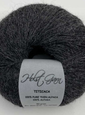 Holst Garn Titicaca - 04 Slate Grey, 100% Tynd Alpaca, fra Holst Garn