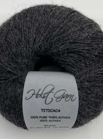 Holst Garn Titicaca - 04 Slate Grey, 100% Tynd Alpaca, fra Holst Garn