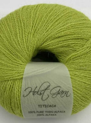 Holst Garn Titicaca - 08 Wasabi, 100% Tynd Alpaca, fra Holst Garn