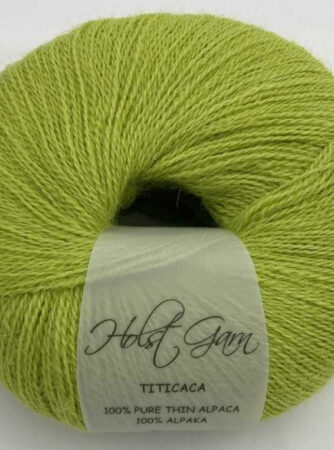 Holst Garn Titicaca - 08 Wasabi, 100% Tynd Alpaca, fra Holst Garn