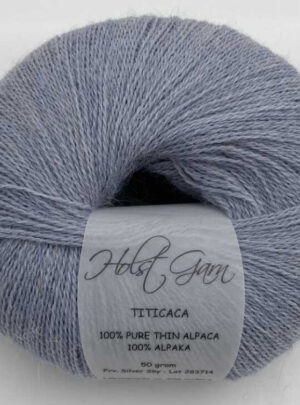 Holst Garn Titicaca - 17 Silver Sky, 100% Tynd Alpaca, fra Holst Garn