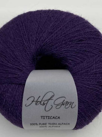 Holst Garn Titicaca - 27 Purple Rose, 100% Tynd Alpaca, fra Holst Garn