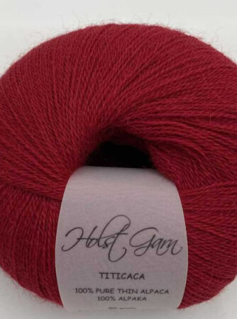 Holst Garn Titicaca - 31 Carmine, 100% Tynd Alpaca, fra Holst Garn