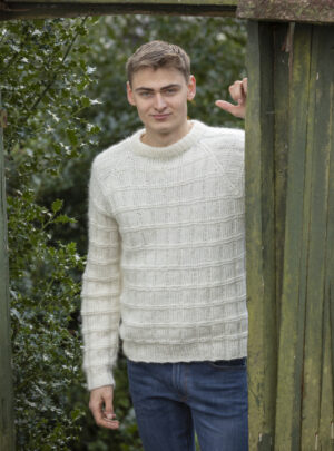 "Idland" Genser - Viking Design 2107-7 Kit - XXS-XXL - Viking Alpaca Bris, fra Viking