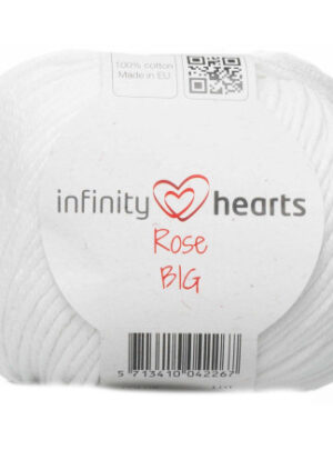 Infinity Hearts Rose Big Garn 02 Hvid