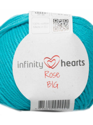 Infinity Hearts Rose Big Garn 130 Lys Turkis