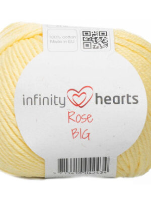 Infinity Hearts Rose Big Garn 177 Lys Gul