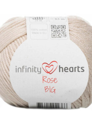 Infinity Hearts Rose Big Garn 212 Sand