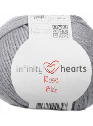 Infinity Hearts Rose Big Garn 232 Lysegrå